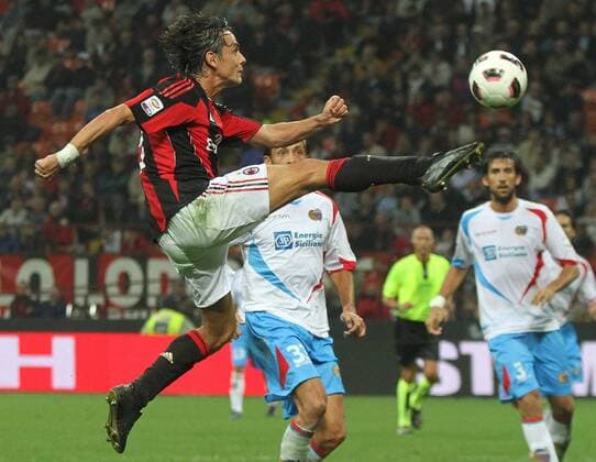 Milan s FILIPPO INZAGHI - AC Milan vs. Catania Calcio - ALBERTOXCAMICI