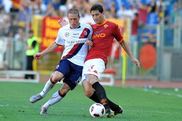 Guillermo Burdisso re. (Rom) Matteo Rubin (Bologna) - AS Rom vs FC Bologna AntoniettaxBaldassarre