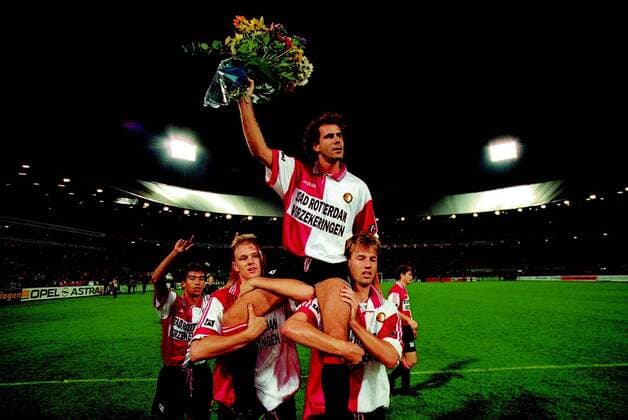 Peter Bosz (Feyenoord Rotterdam, obenauf) wird verabschiedet, xVIxxIVx 177713