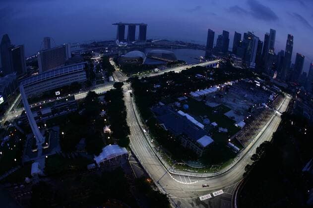 Motorsports Formula 1: World Championship 2010, GP of Singapore, Singapore City Circuit, general view, xHOCHxZWEIx