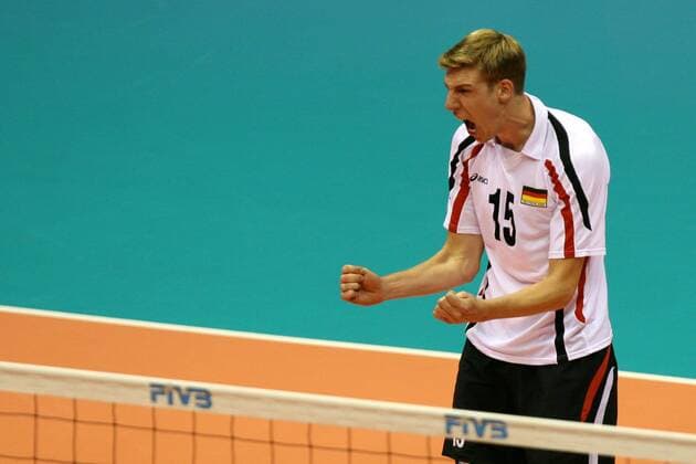 25.09.2010 TRIEST, - FIVB MENS WORLD CHAMPIONSHIP 2010, SRB vs. GER - MAX GÜNTHÖR (GER) -  20100925CSKP4102