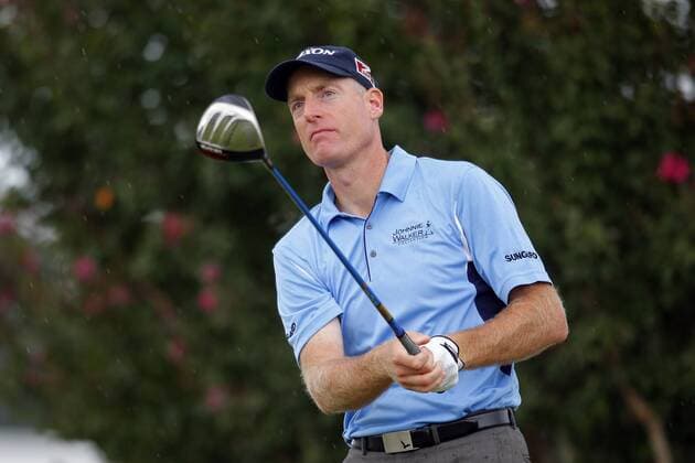 September 26, 2010: Jim Furyk (USA) continues play in the rain in the final round of the FedEx Cup - The Tour Championship at East Lake Golf Club in Atlanta, Georgia. Icon4881009260509 Fedexcup EDITORIAL USE ONLY
