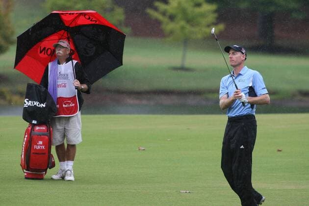 September 26 2010 The Tour Championship Eastlake Country Club Atlanta Ga Tour Championship winner Jim Furyk (USA, R) hits an approach shot into the 9th green during the final rd of the tour championship from Eastlake Country Club Icon10092670 Fedexcup EDITORIAL USE ONLY