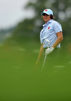 Golf - Ryder Cup 2010 - Practice Day 1: Rickie Fowler of the USA in action during practice at Celtic Manor, Newport 
