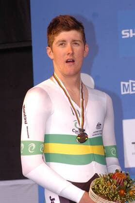 2010, WM in Geelong Australien, U23 Einzelzeitfahren, Luke Durbridge (Australien, Silber) ---  o0 Silbermedaille Medaille
