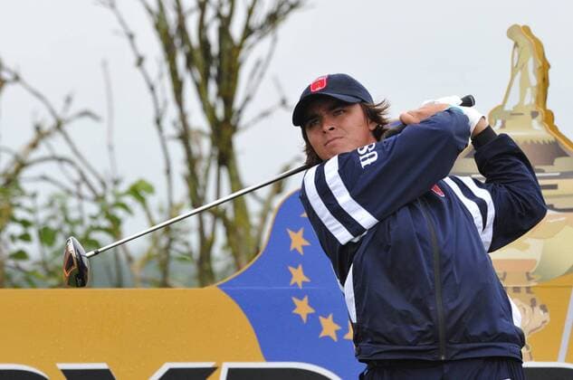 Rickie Fowler (USA) on the second practice day at the Ryder Cup 2010 course, Celtic Manor resort, Newport, xKevinxBatchelorx  ActionPlus4820995 Content restricted for UK based newspaper