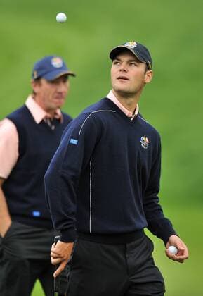 Golf - Ryder Cup 2010 - Practice Day 3 Martin Kaymer GER of Europe during practice at Celtic Manor, Newport 