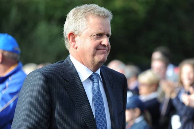 30.09.2010 European Ryder Cup captain Colin Montgomerie (SCO) arrives for the opening ceremony at the Ryder Cup 2010 course, Celtic Manor resort, Newport, on the third practice day of the Ryder Cup 2010 between Europe and the USA xKevinxBatchelorx  ActionPlus11099061 Content restricted for UK based newspaper