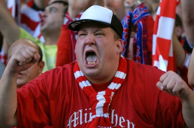 Wütender Bayern Fan