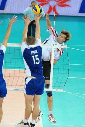 Robert Kromm (GER, R)) Germany (white) vs Czech Republic (blue) 3-0 FIVB Men s Volleyball World Championship Rome, 05 10 2010 - AntoniettaXBaldassarre