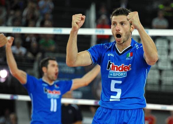 Jubel Valerio Vermiglio - USA (rot) vs. Italien (blau) AntoniettaXBaldassarre