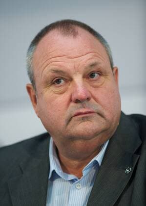 Berlin 06.10.2010 - DFB Pressekonferenz - Harald Stenger (Pressesprecher der Nationalmannschaft)