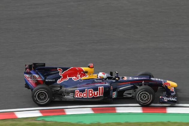 Friday Practice 1, Sebastian Vettel (GER), Red Bull Racing, RB6 Japanese Grand Prix  o0 Training