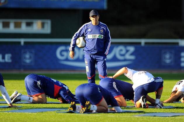 Training - France - 07.10.2010 - Clairefontaine - Co Trainer Jean Louis Gasset (FRA) - xABIBARDxFEPx 