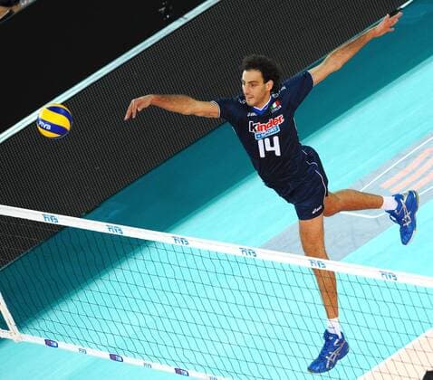 Alessandro FEI (ITA) FIVB 2010 Men s World Championship - Rome 10 10 2010 Palalottomatica ITALY (blue) vs SERBIA (white) --- baldassarrexstaccioli