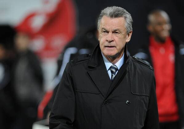 FUSSBALL INTERNATIONAL EM 2012-Qualifikation Gruppe A 12.10.2010 Schweiz - Wales Trainer Ottmar HITZFELD (Schweiz)  o0 Trainer, Nationaltrainer