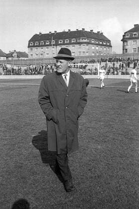 Trainer Albert Sing (Stuttgart) Fußball 1. BL Herren Saison 1966 1967, VfB Stuttgart Einzelbild München