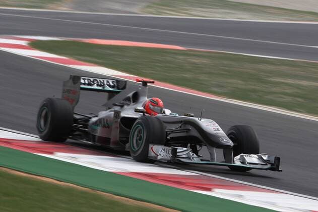 Motorsports Formula 1: World Championship 2010, GP of Korea, 03 Michael Schumacher (GER, Mercedes GP Petronas), xHOCHxZWEIx