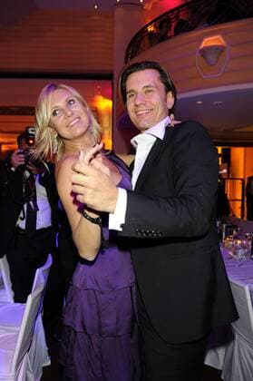 Magdalena Brzeska mit ihrem Freund Sebastian Sabolocka Audi Generation Award 2010 Preis, Auszeichung, Ehrung Hotel Bayerischer Hof München 23. Oktober 2010 o0 RSG, Rhythmische Sportgymnastik, Gymnastik, Mann