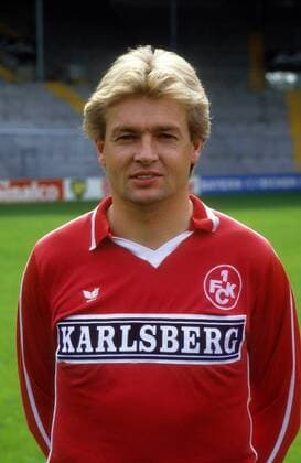 Trainer Hannes Bongartz (1. FC Kaiserslautern) o0 Saison 1985 1986, Präsentation, Pressetermin, Porträttermin, Porträt