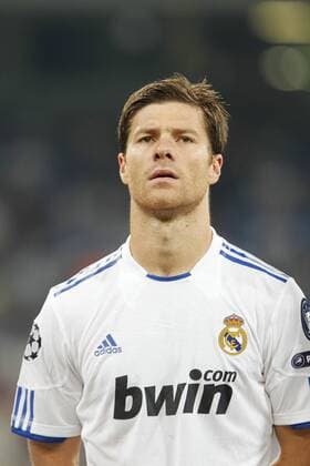Xabi Alonso (Real), SEPTEMBER 15, 2010 - Football : UEFA Champions League Group G match between Real Madrid and Ajax Amsterdam at the Santiago Bernabeu Stadium in Madrid, Spain, September 15, 2010.  (001954)