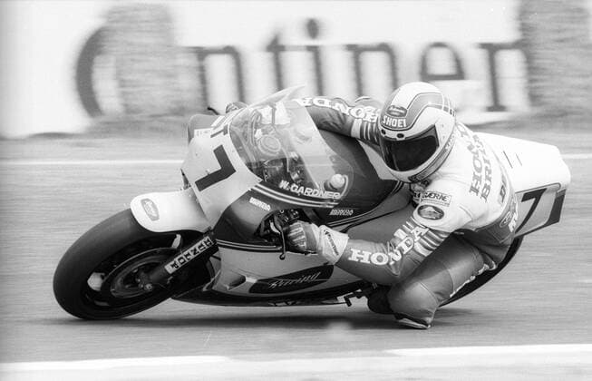 Wayne Gardner (Australien) o0 500er, 500ccm, 500-er, ccm Freisteller Aktion