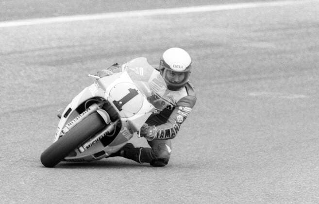 Eddie Lawson (USA Yamaha) o0 Freisteller Aktion 500er, 500ccm, 500-er, ccm