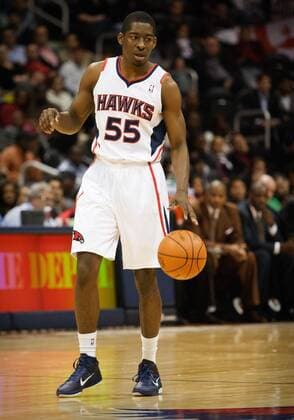 3 November 2010: Atlanta s Jordan Crawford in Atlanta Hawks 94-85 victory over the Detroit Pistons at Philips Arena in Atlanta, GA. Icon9451011030542 EDITORIAL USE ONLY