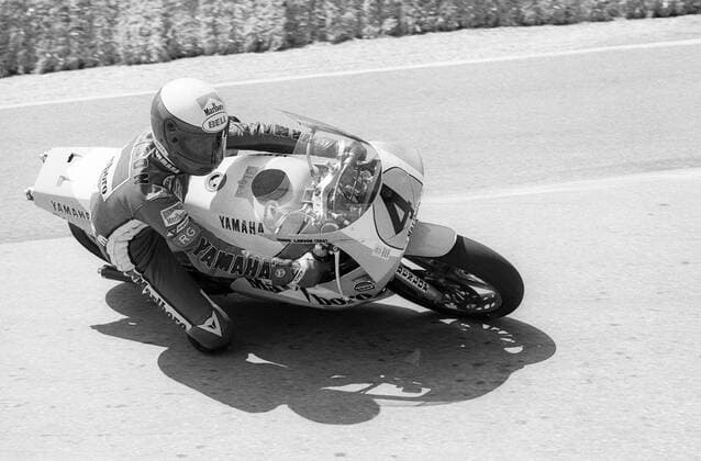 Eddie Lawson (USA Yamaha) o0 500er, 500ccm, 500-er, ccm Aktion Freisteller