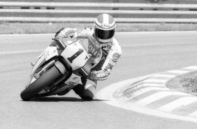 Freddie Spencer (USA Honda) o0 500er, 500ccm, 500-er, ccm Aktion