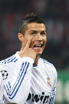 CRISTIANO RONALDO (Real) - AC Milan vs. Real Madrid CF -