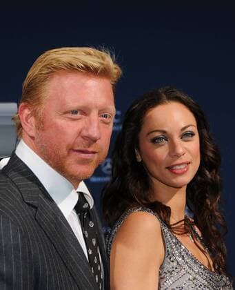 Laureus Medien Preis 2010 in Kitzbühel (Österreich). Foto: Boris Becker (GER Tennis) mit Ehefrau Lilly o0 Familie Frau Spielerfrau
