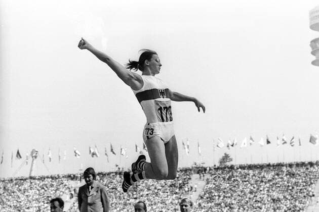 Heide Rosendahl (BRD) - Olympische Spiele 1972 o0 Damen Leichtathletik Weitsprung