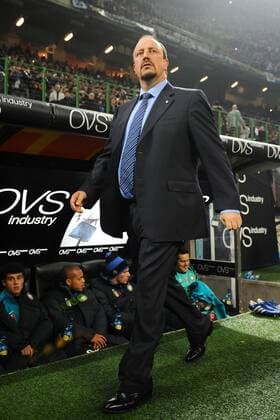 Rafael Benitez, coach Inter, 14 11 2010 - Inter Milan (blue) vs AC Milan -