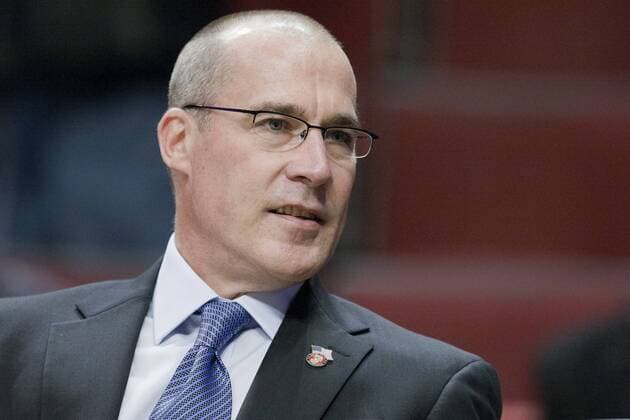 Basket Ball : Chicago Bulls Washington Wizards - NBA - 13.11.2010 - VP of Basketball Operations of the Chicago Bulls John Paxson ChristopheElise Panoramic 