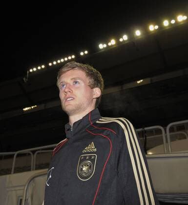 16.11.2010, Fussball, Training - . Andre Schürrle (GER) kommt ins Stadion.