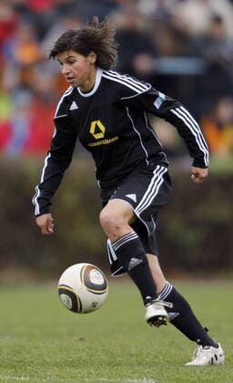 Fussball, 1. Frauen–Bundesliga, 1. FFC Frankfurt vs. 1. FFC Turbine Potsdam, Ariane Hingst (1. FFC Frankfurt) o0 Aufmacher