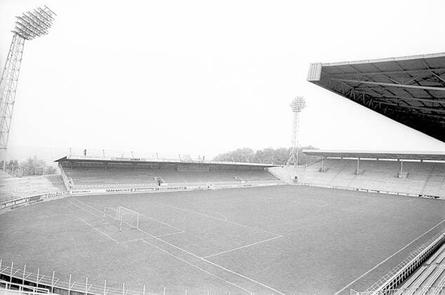 Fritz Walter Stadion in Kaiserslautern, Heimspielstätte des 1. FC Kaiserslautern o00 Betzenberg Aufnahmedatum geschätzt, 1987 Deutschland