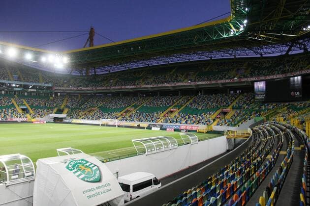 Fußball, Stadiongeschichte Sporting Lissabon Estadio JOSE ALVALADE, Heimspielstätte von Sporting Lissabon xDURIEZxPANx 