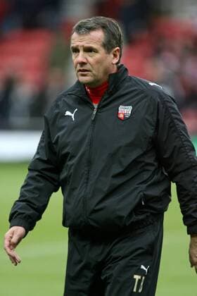 Southampton FC - Brentford FC, Brentford Co Trainer Terry Bullivant 