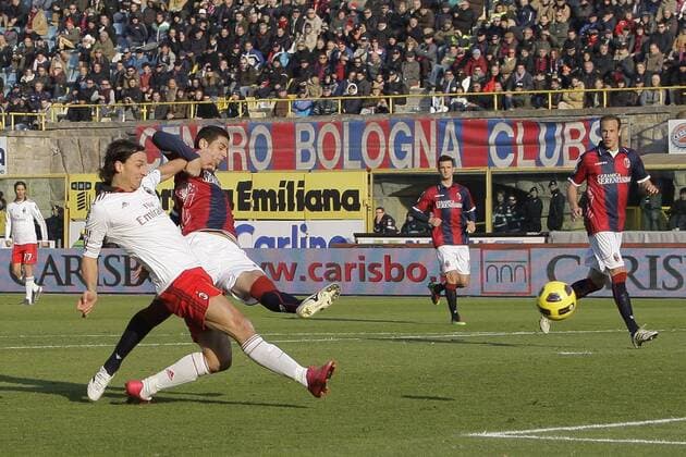12.12.2010 - Bologna FC vs. AC Milan - Zlatan Ibrahimovic (Milan, L) 