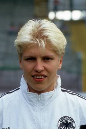 Doris Fitschen (Deutschland) Fußball Damen Frauenfußball 1991, Länderspiel, Nationalteam, Präsentation, Pressetermin, Porträttermin Porträt Kaiserslautern