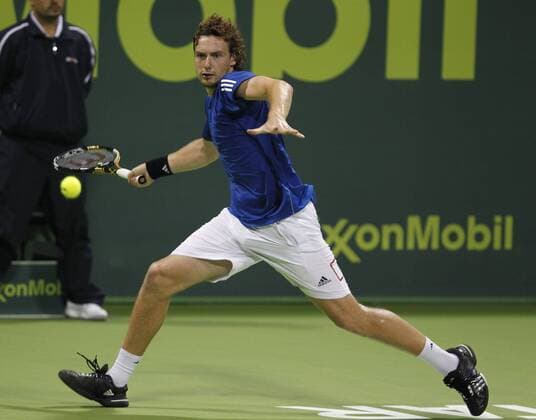 Exxon Mobil Open 2011, International Series, Khalifa Complex, Doha, Ernests Gulbis (LAT)