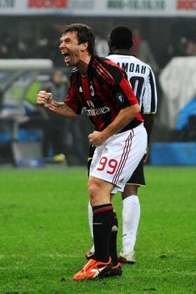 Antonio CASSANO - 09 01 2011 Stadio Giuseppe Meazza San Siro - Serie A 2010 2011 AC Milan (red) Vs Udinese Calcio (white) Andreaxstaccioli