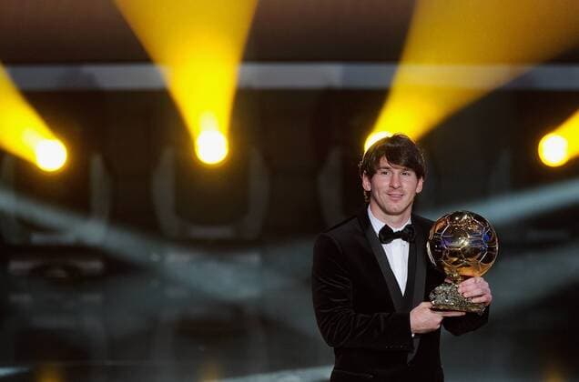 FIFA Ballon d Or - Lionel Messi (ARG FC Barcelona) ist Weltfussballer des Jahres 2010 - 