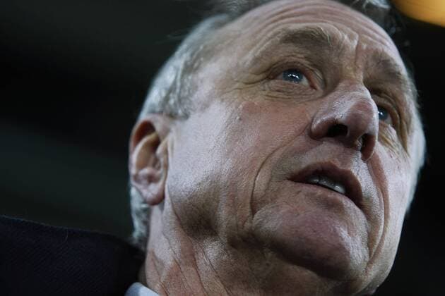 Nationaltrainer Johan Cruyff (Catalunya), Katalonien - Honduras, Barcelona  (004341) o0 Trainer