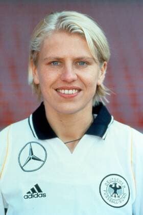 Doris Fitschen (Deutschland DFB) Fußball Länderspiel Damen Nationalmannschaft 1999 Frauenfußball Frauen Porträttermin Porträt o0 Aufnahmedatum geschätzt