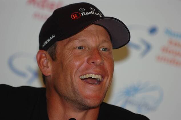 15.01.2011 Press conference prior to the 2011 Tour Down Under. The tour starts on the 16th January in Adelaide. Picture shows Lance Armstrong (Radioshack) - 