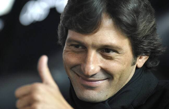 Trainer Leonardo (Inter) --- Inter Mailand (blau) vs. FC Bologna (weiß) giorgioxperottino o0 Freude
