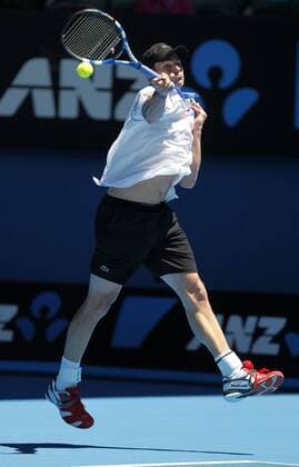 Australian Open 2011, Melbourne Park,ITF Grand Slam Tennis Tournament . Andy Roddick (USA)